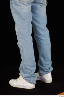 Hamza blue jeans calf dressed white sneakers 0004.jpg